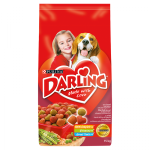 DARLING s hovädzím a pridanou vybranou zeleninou 15 kg