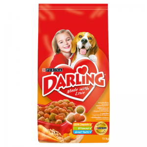 DARLING s hydinou a pridanou vybranou zeleninou 15 kg